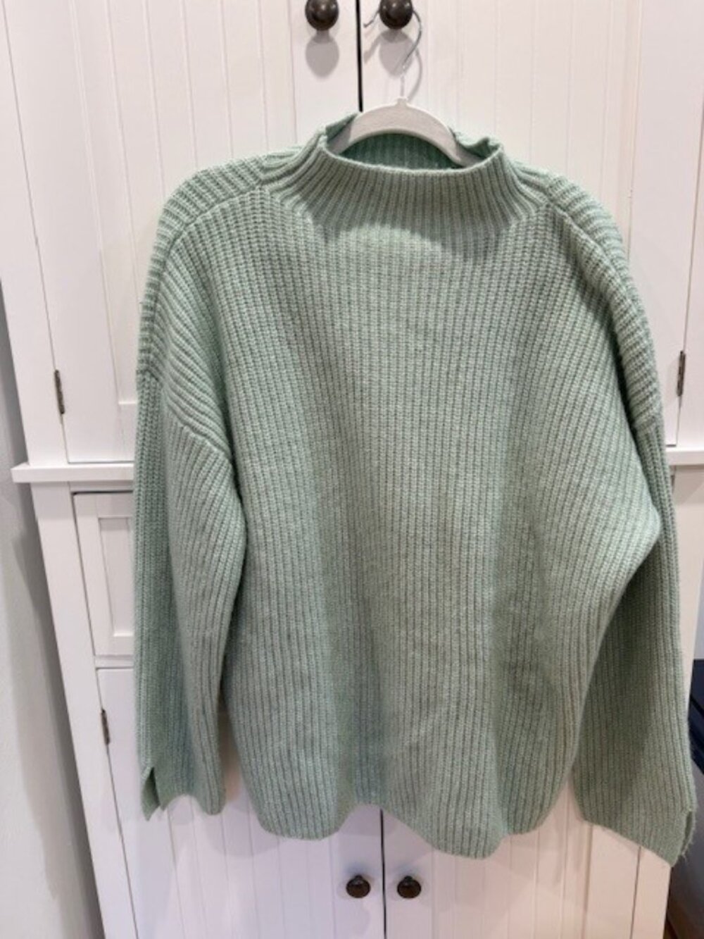 Loft Ribbed Mock Neck Sweater - Picture 4 of 4